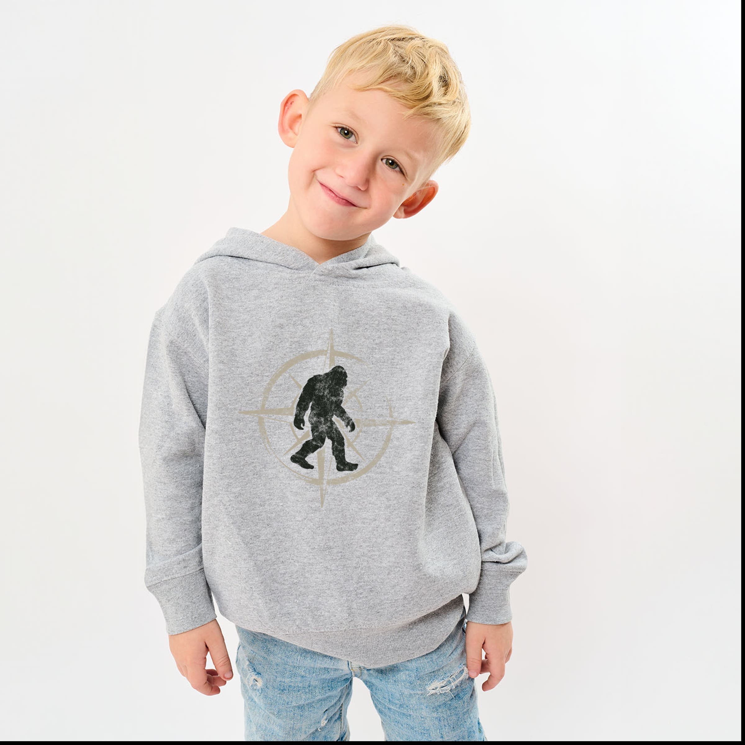 The Juniper Shop Wild Compass Distressed Hoodie Toddler | Nordstrom