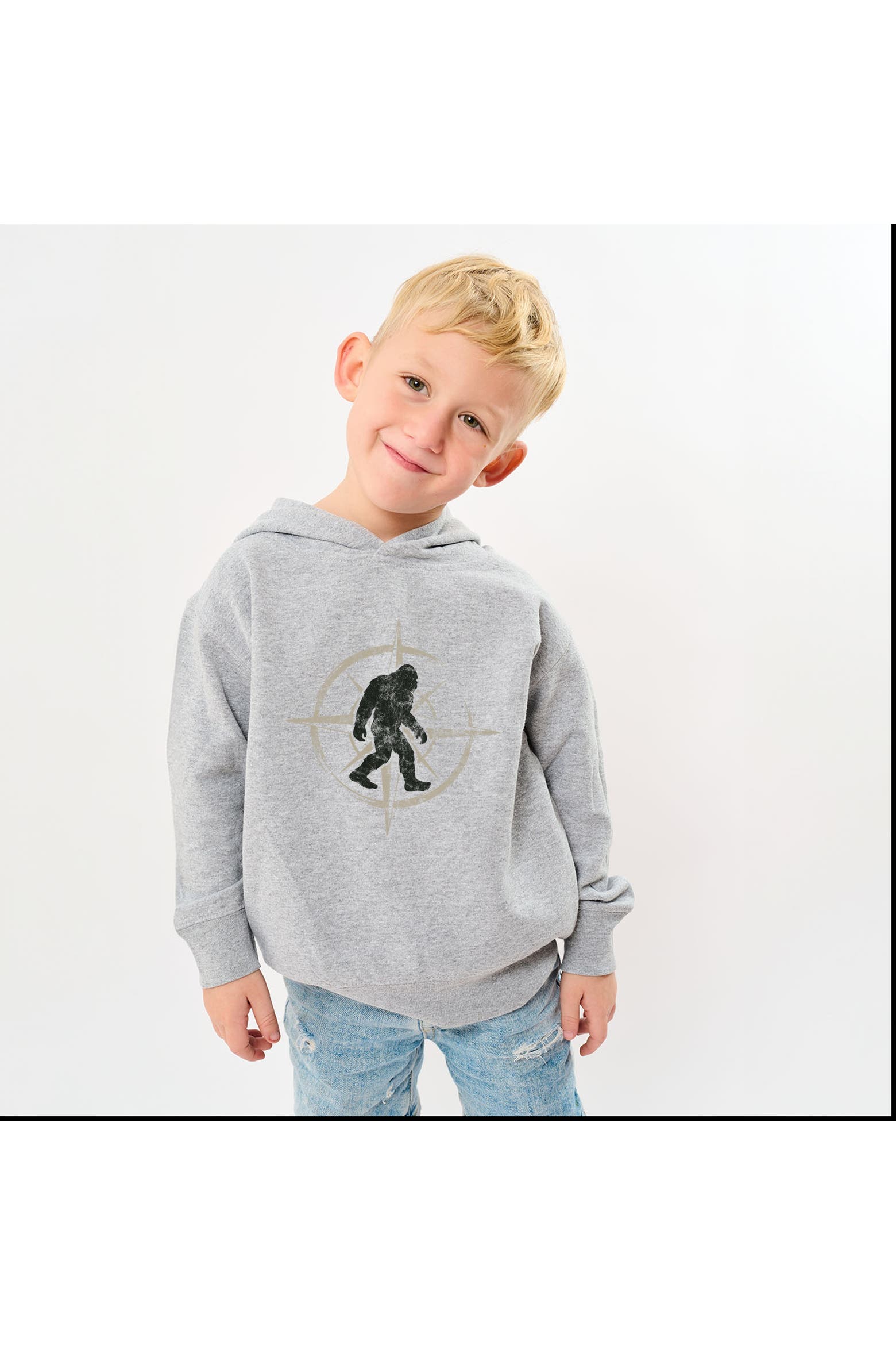 Compass Book Design The Juniper Shop Wild Compass Distressed Hoodie Toddler | Nordstrom