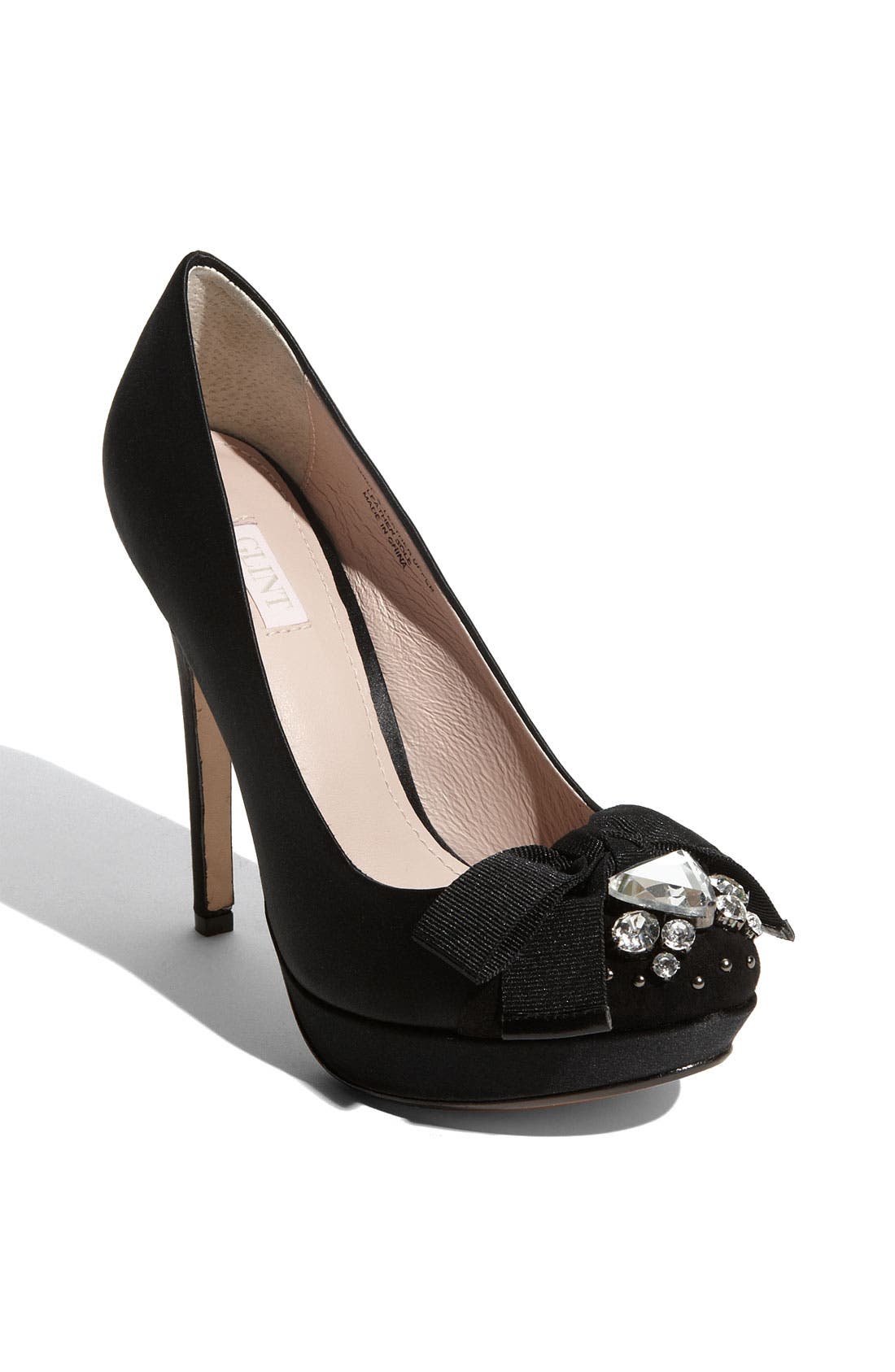 'Dina' Pump, Main, color, BLACK