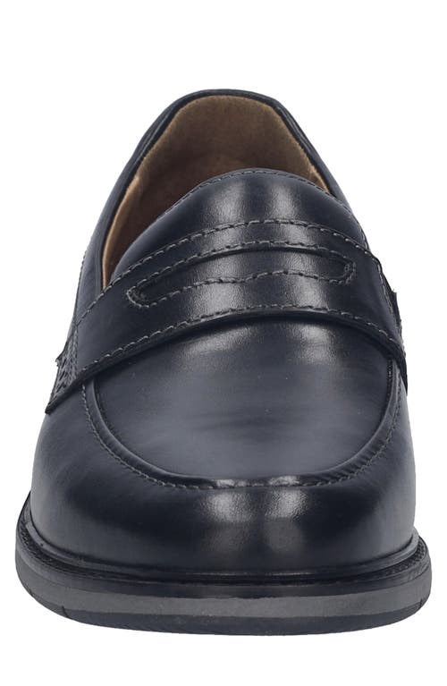 Josef Seibel Stuart 06 Penny Loafer In Black