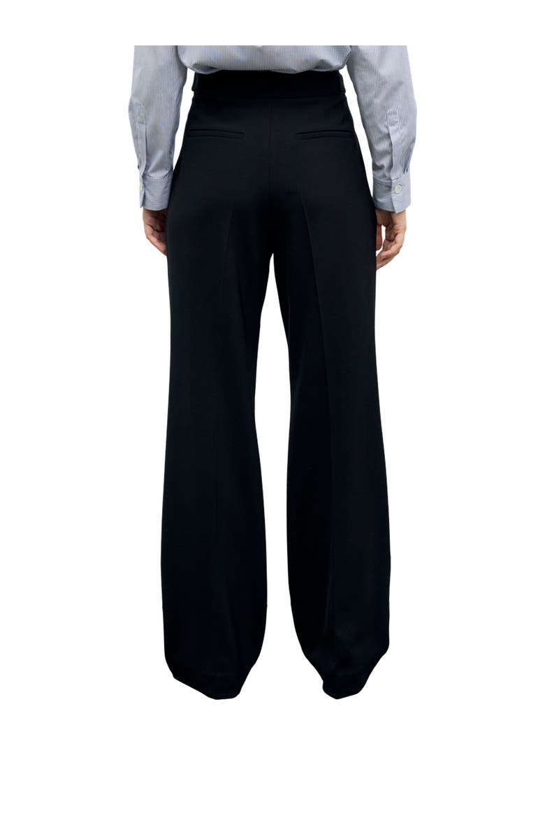 Mela High Rise Tailored Trousers, Alternate, color, Black