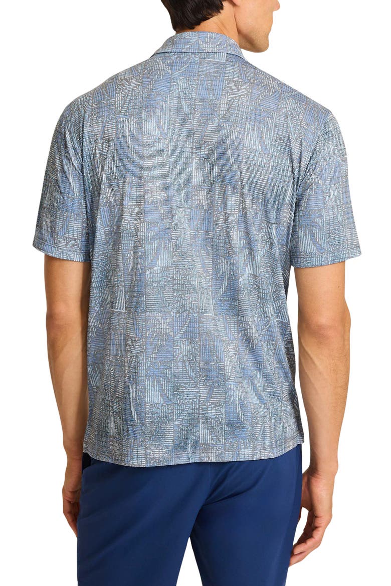 Palm Desert Island Grove Polo Shirt, Alternate, color, BLUE HAWAIAN