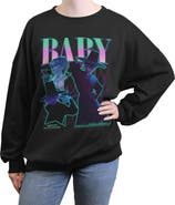 KPop Demon Hunters Junior's KPop Demon Hunters Baby Saja Collage Stars  Sweatshirt