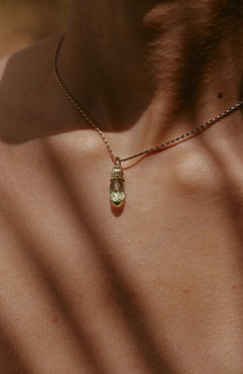 Rc Retro Chic Nut Fairy Pendant Necklace In Green