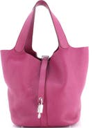 Pre-Owned Hermes Picotin Lock Bag Clemence GM