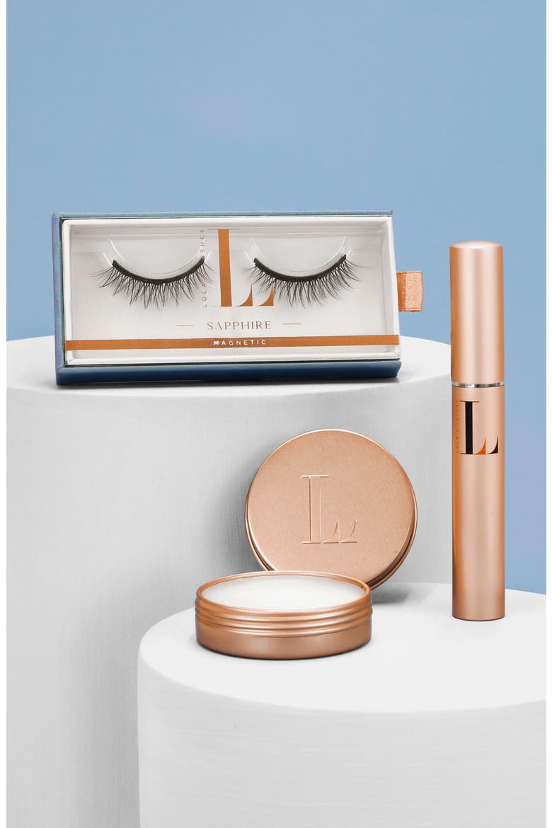 Sapphire Magnetic False Lashes Set, Alternate, color, NO COLOR