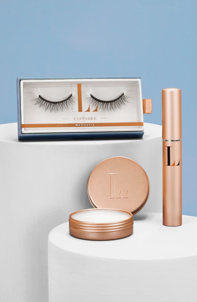 Lola's Lashes Sapphire Magnetic False Lashes Set, Alternate, color,