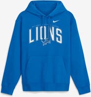 Nike Men's Nike Blue Detroit Lions Expect Victory Club Fleece Pullover Hoodie