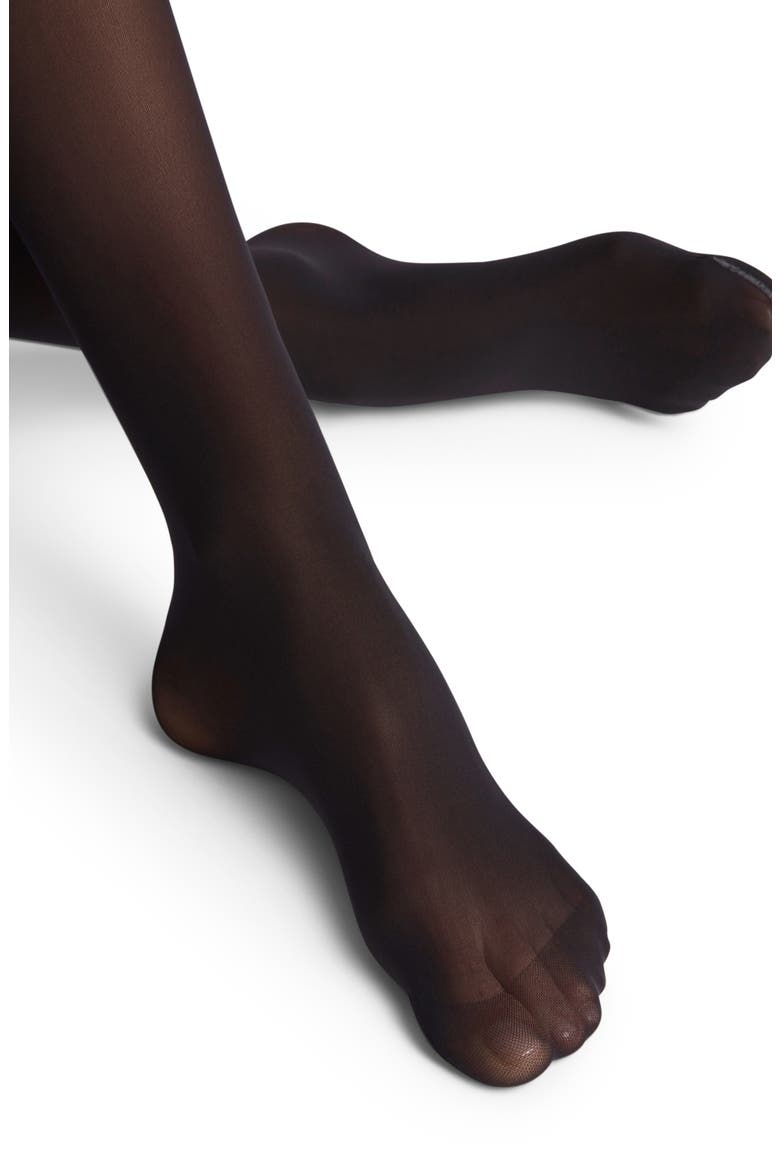 Sheer Matte Tights, Alternate, color, BLACK