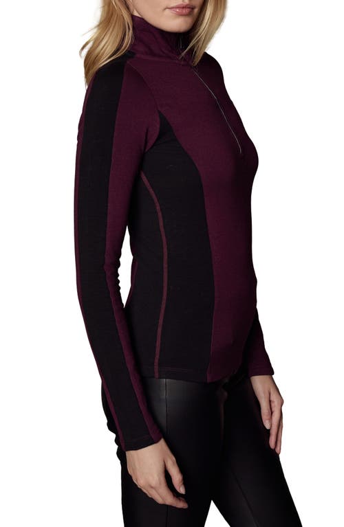 Alp N Rock Tanvi French Terry Half Zip Pullover In Animal Print