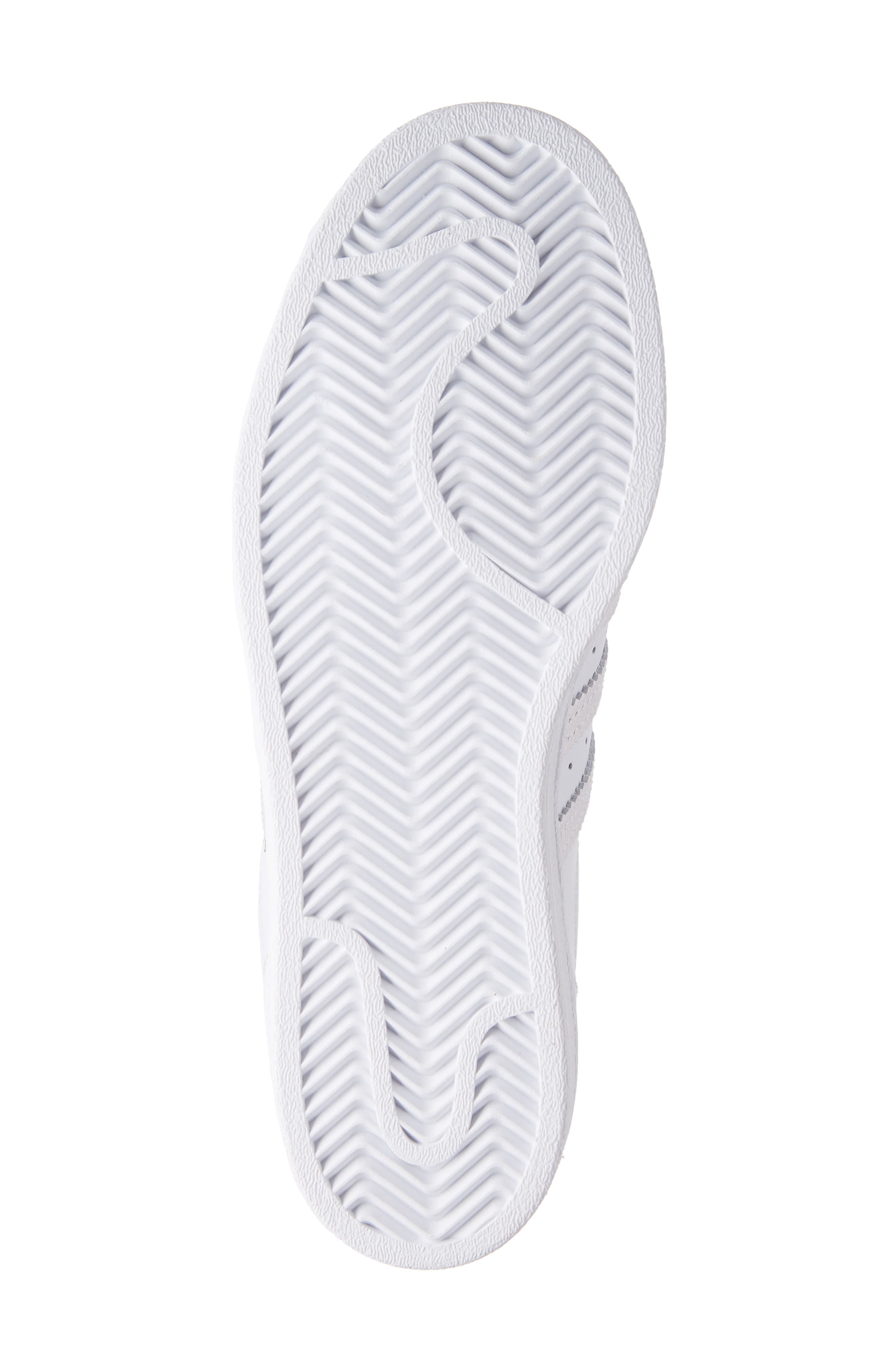 Superstar Sneaker, Alternate, color, WHITE/ WHITE/ CORE BLACK