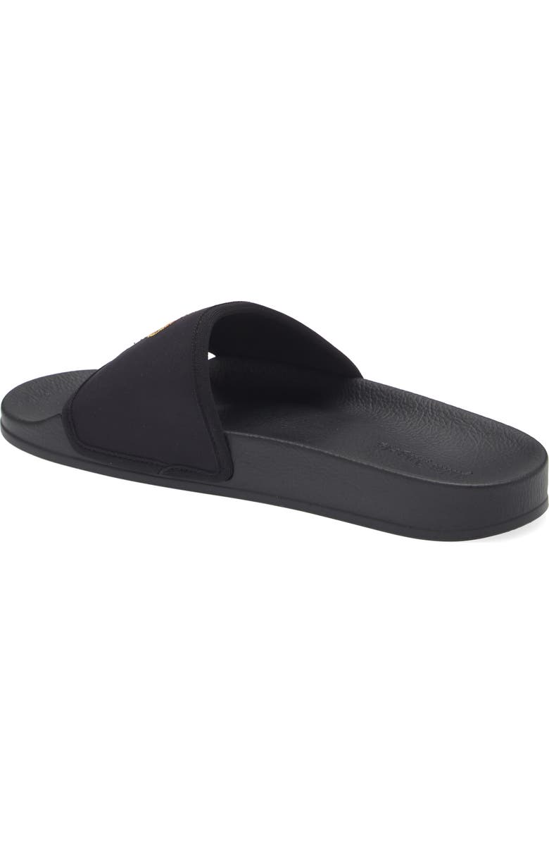 Palm Angels Burning Monogram Pool Slider, Alternate, color,