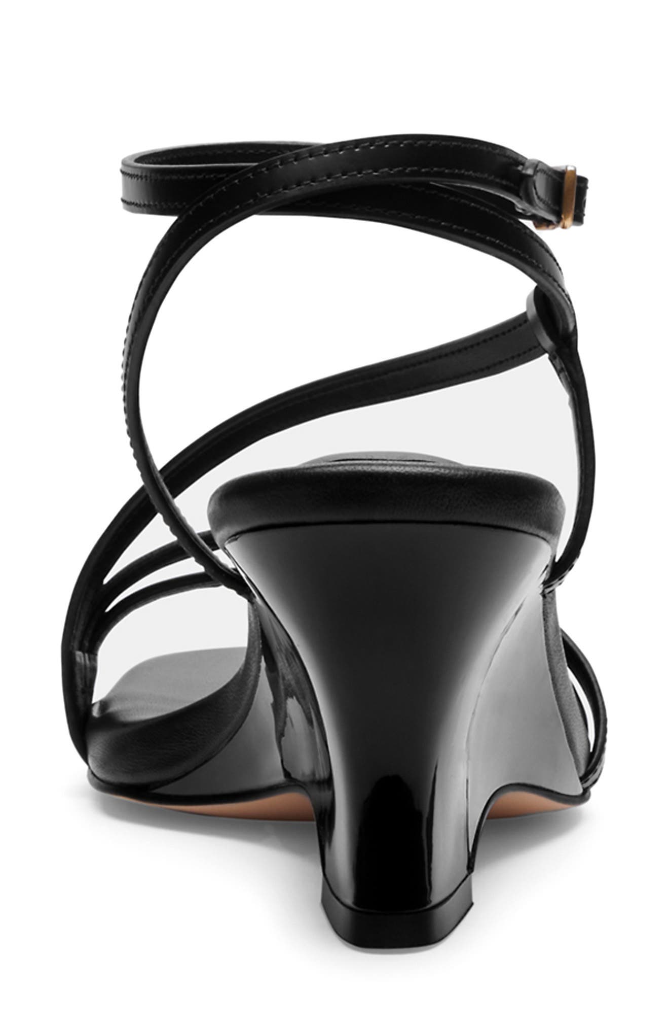 COACH Cait Ankle Strap Wedge Sandal, Alternate, color, 