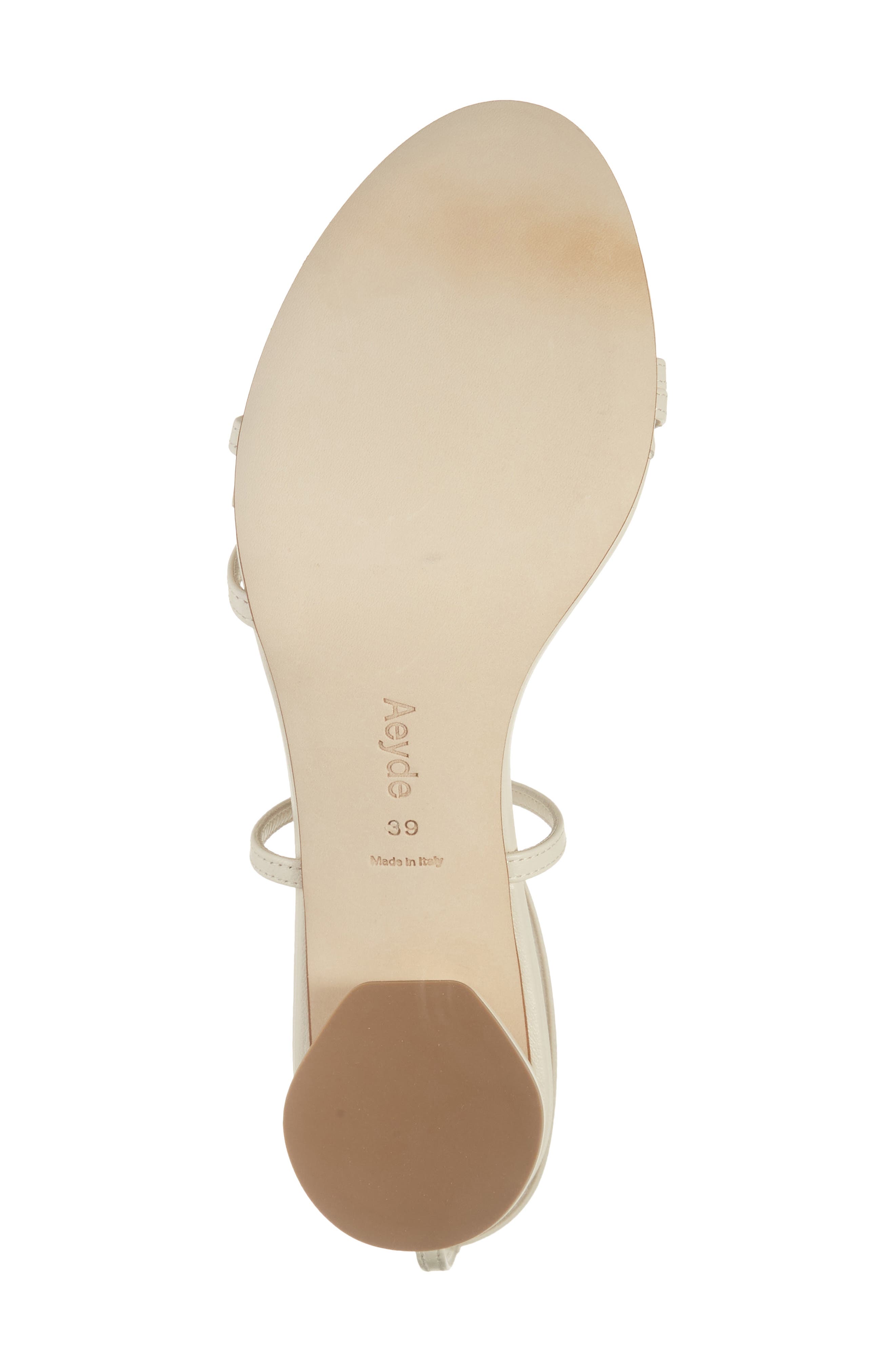 aeyde Mirella Sandal, Alternate, color, Creamy