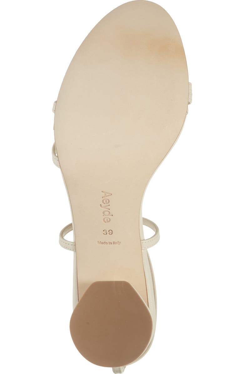 aeyde Mirella Sandal, Alternate, color, Creamy