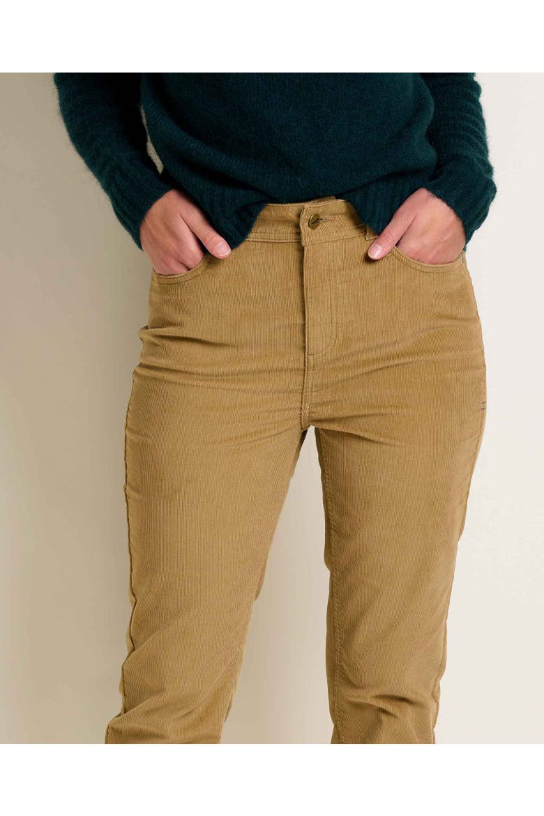 Women's Coaster Cord Slim Pant, Alternate, color, Honey Brown