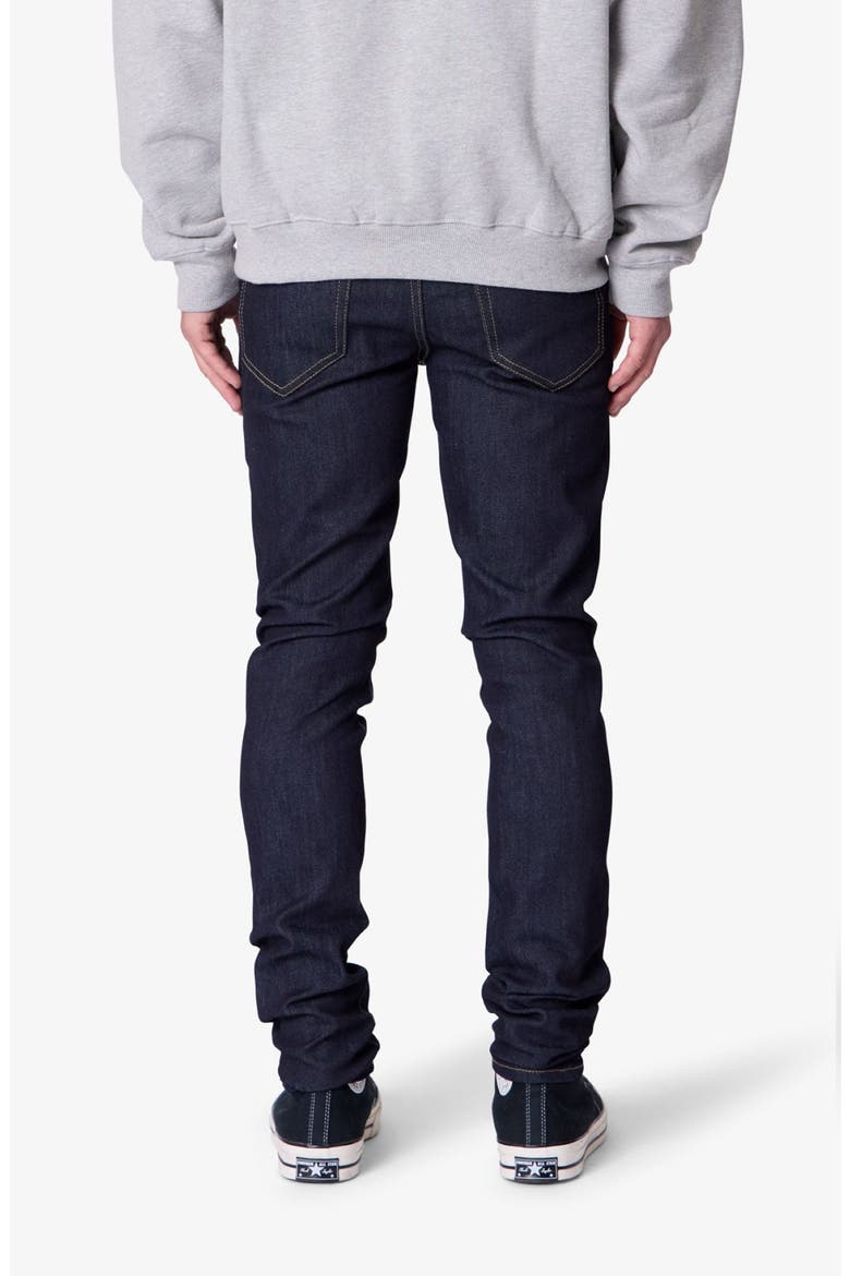 Raw Skinny Jeans, Alternate, color, RINSED INDIGO