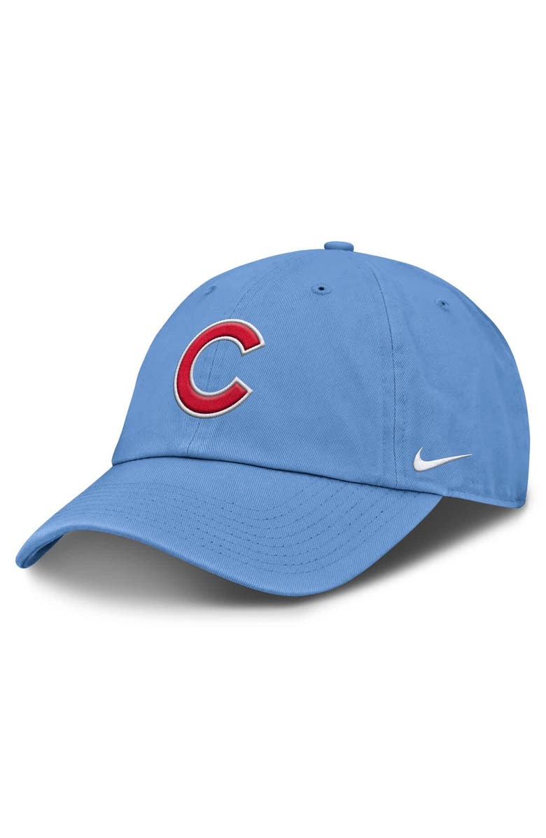 Nike Men's Nike  Light Blue Chicago Cubs Club Adjustable Hat, Main, color, 
