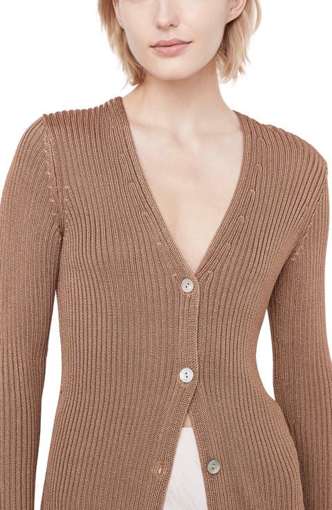 Rib Cardigan