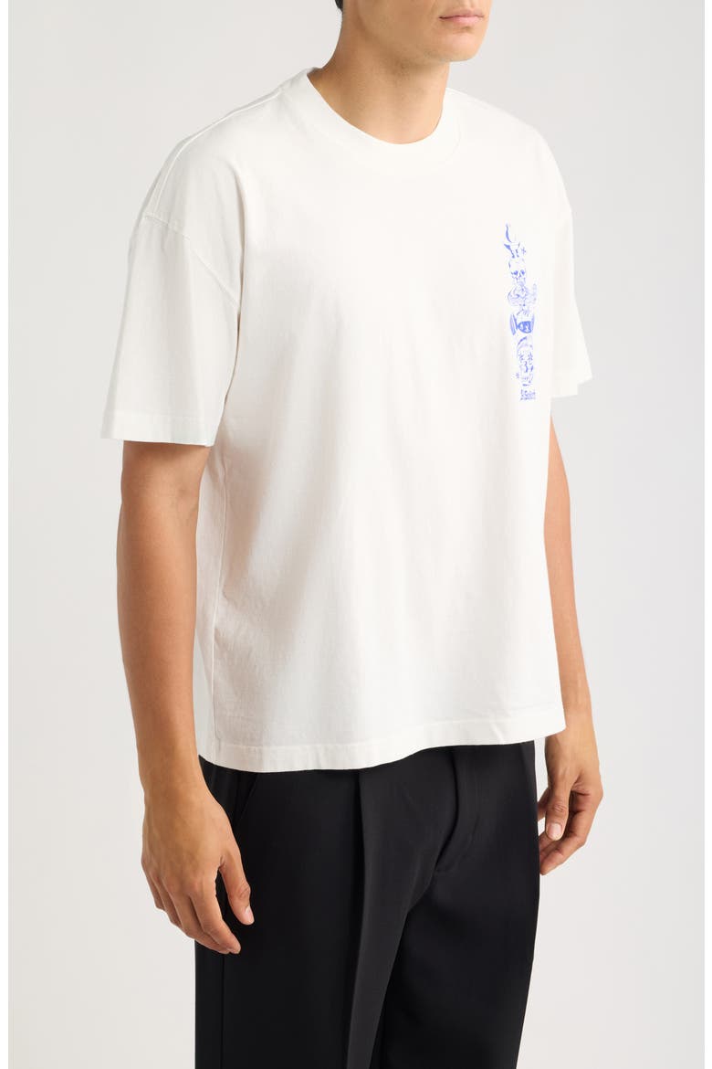 Ignis Graphic Organic Cotton T-Shirt, Alternate, color, CHALK WHITE
