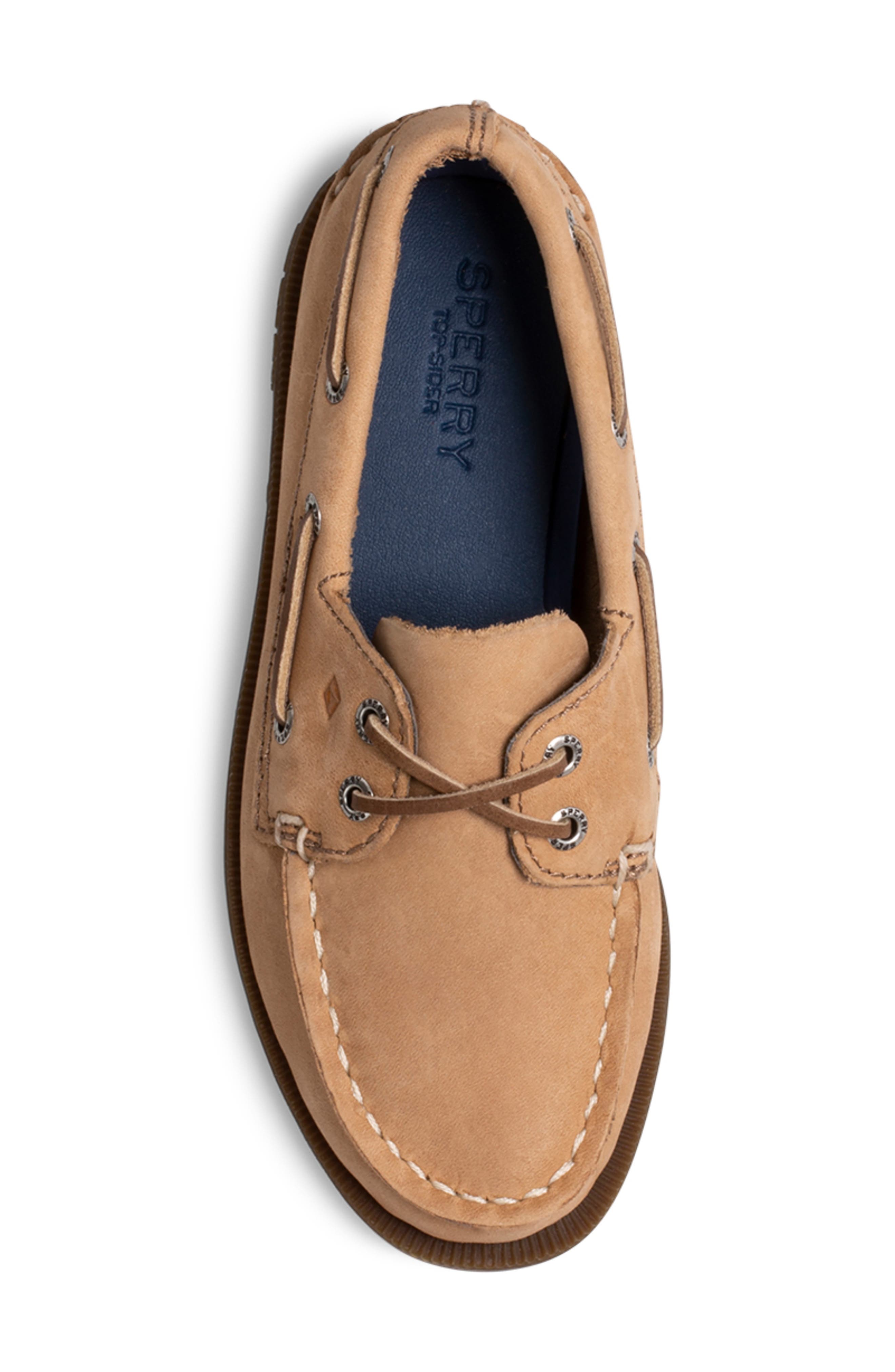 Sperry Kids
 Authentic Original Boat Shoe, Alternate, color, Sahara Leather