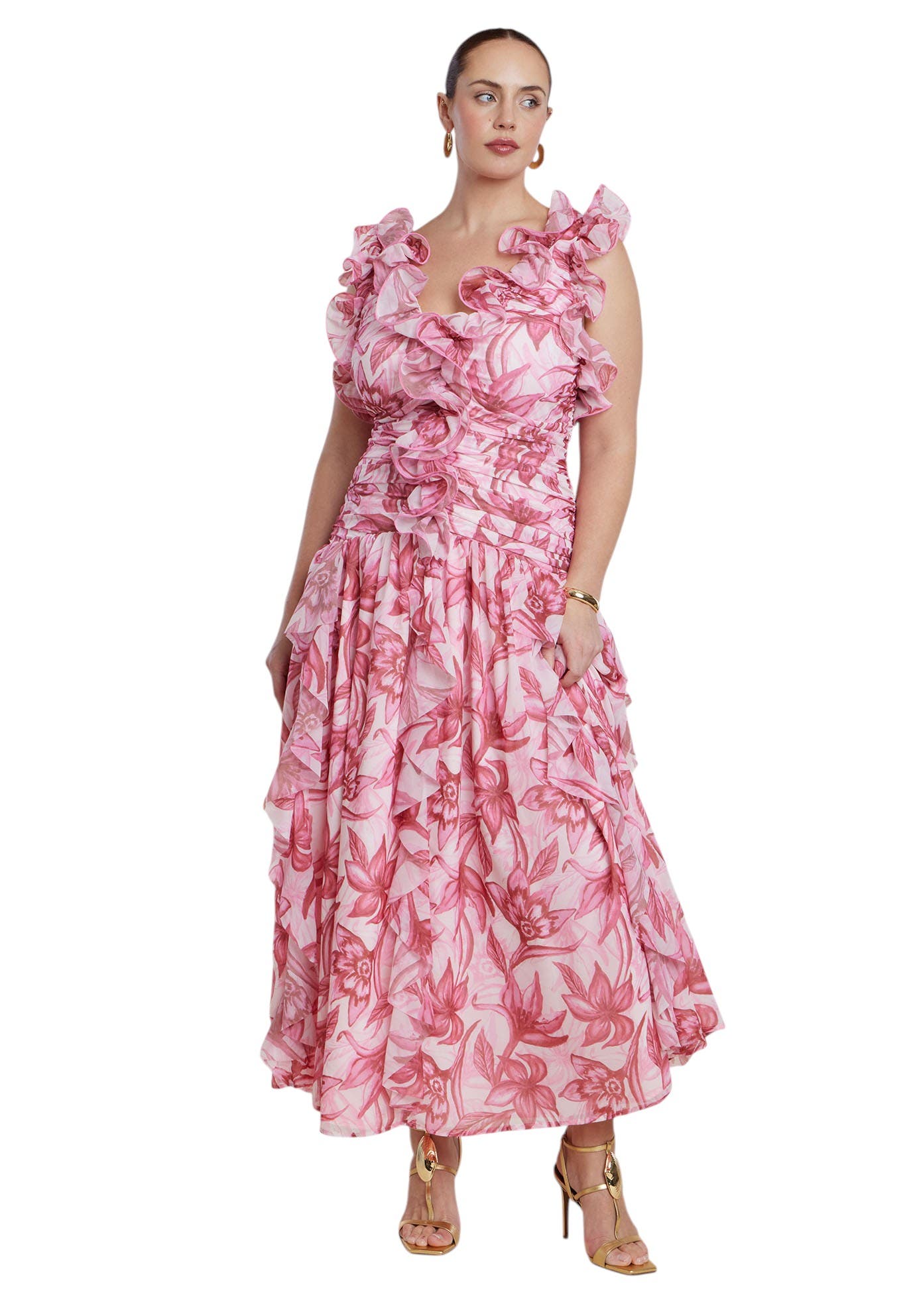 Patbo X Eloquii Fringe Maxi Dress - image 3