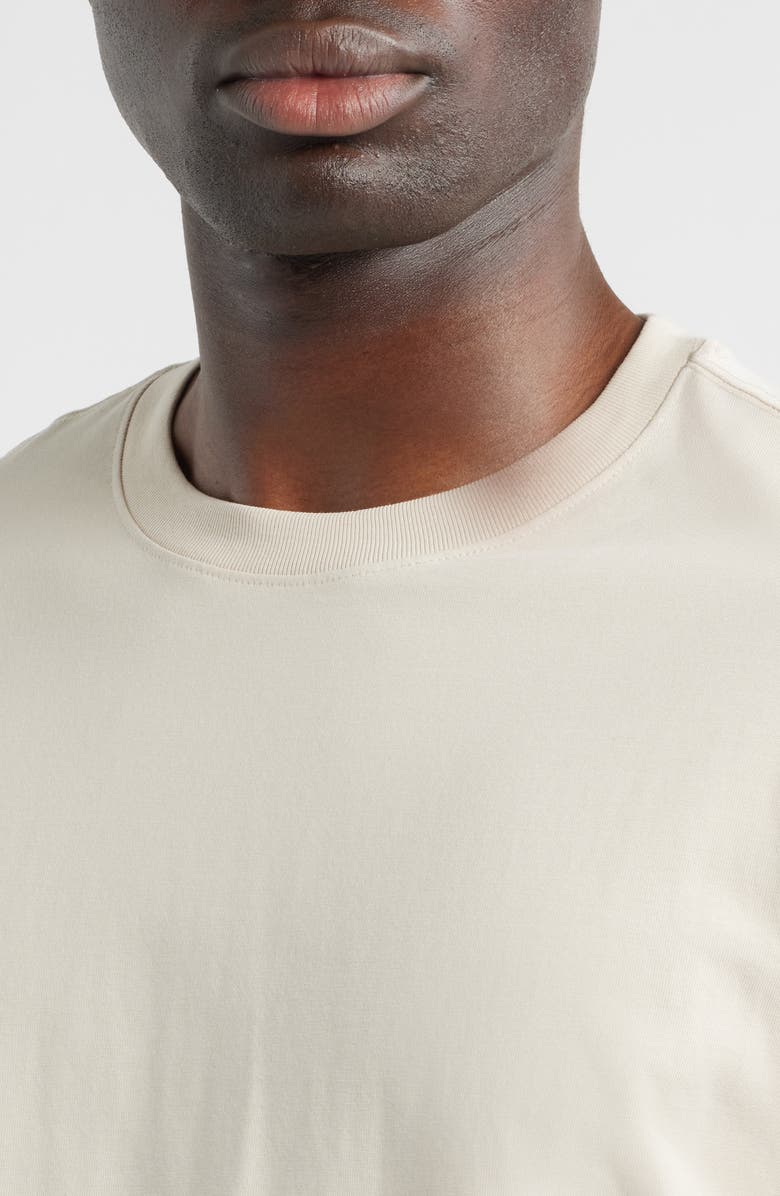 Organic Basics True Heavy Skater Long Sleeve Organic Cotton T-Shirt, Alternate, color, Sandstone