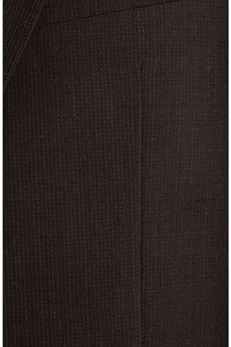 Huge Trim Fit Suit, Alternate, color, DARK BROWN