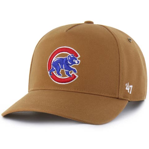 Men's Carhartt x '47  Brown Chicago Cubs Hitch Adjustable Hat