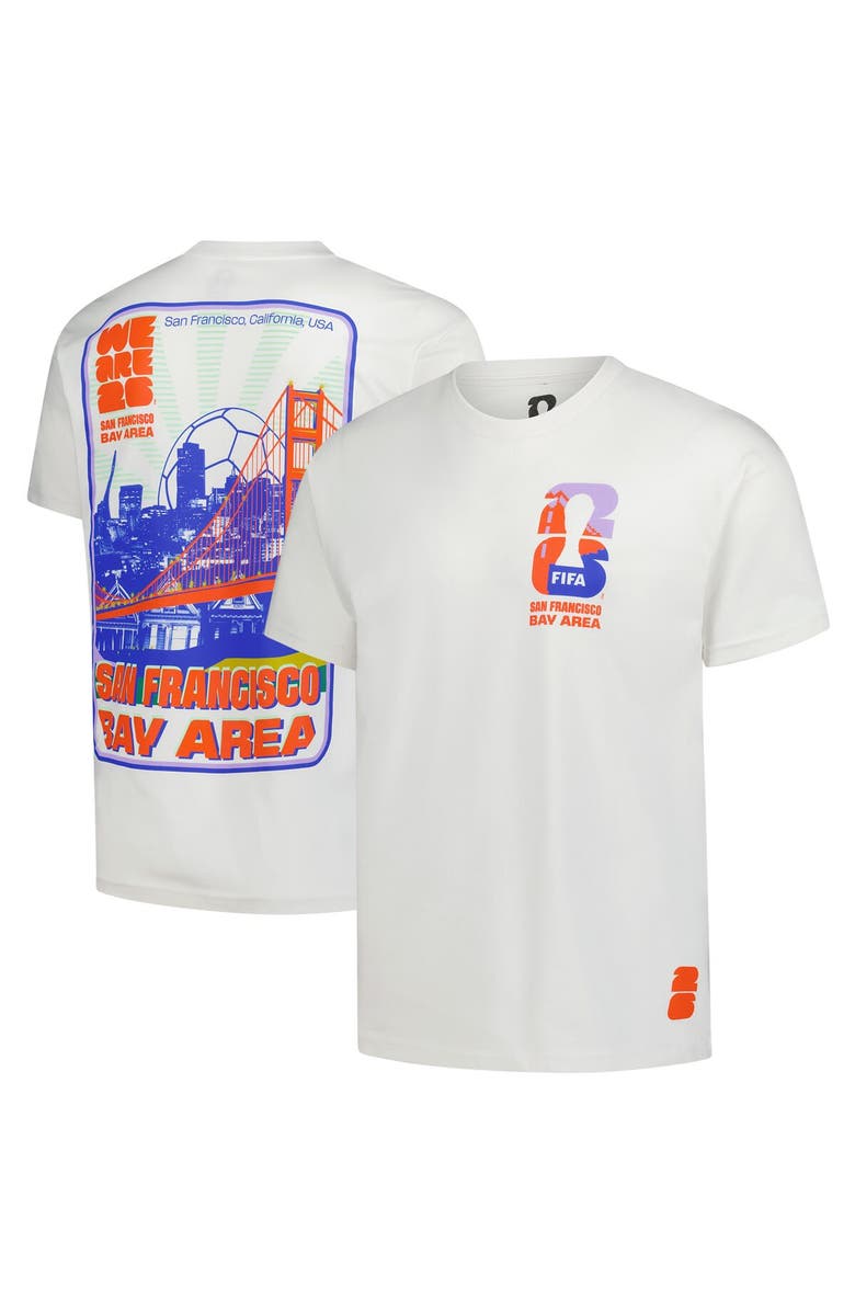 Outerstuff Men's Outerstuff Cream 2026 FIFA World Cup San Francisco Host City Local Oversized T-Shirt, Main, color, Cream