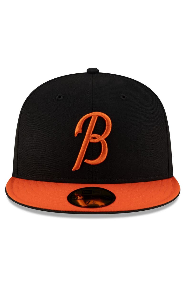 New Era Men's New Era  Black/Orange Baltimore Orioles Authentic Collection 59FIFTY Fitted Hat, Alternate, color, Black