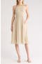 Square Neck Double Strap Silk Dress