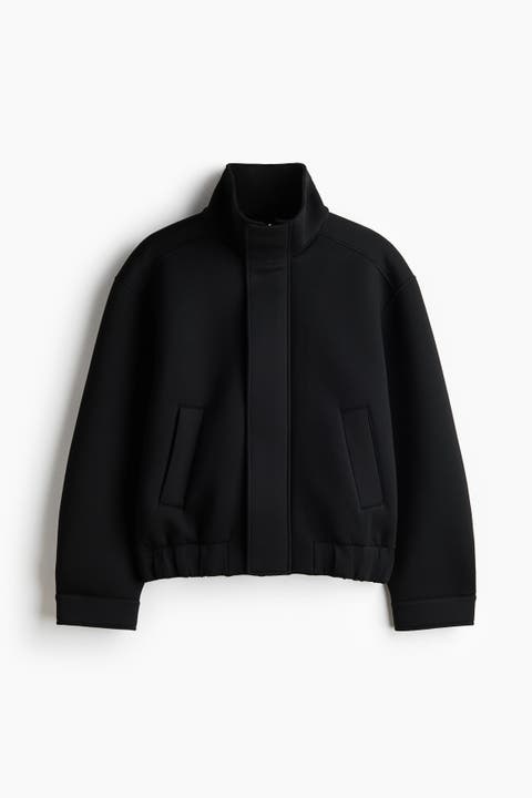 Scuba Knit Blouson Jacket