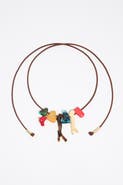 Bimba y Lola And Amber Resin Stone Necklace