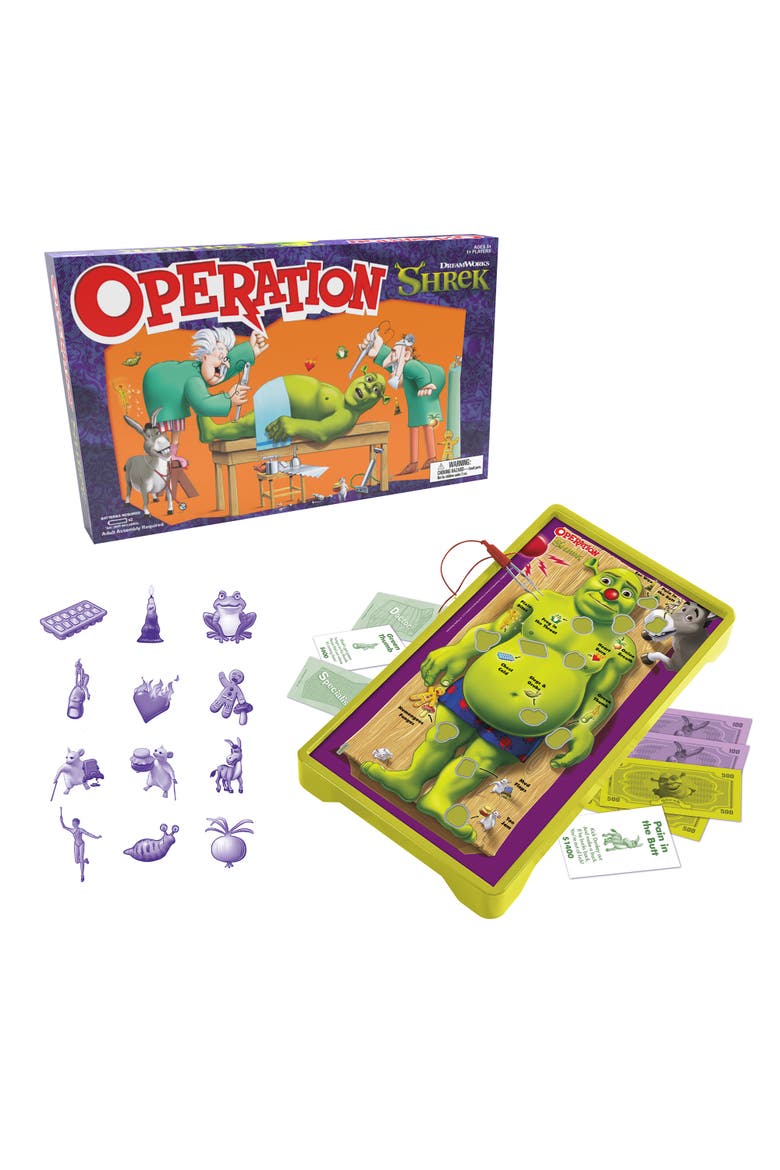 Shrek Silly Skill Board Game, Alternate, color, Multicolored