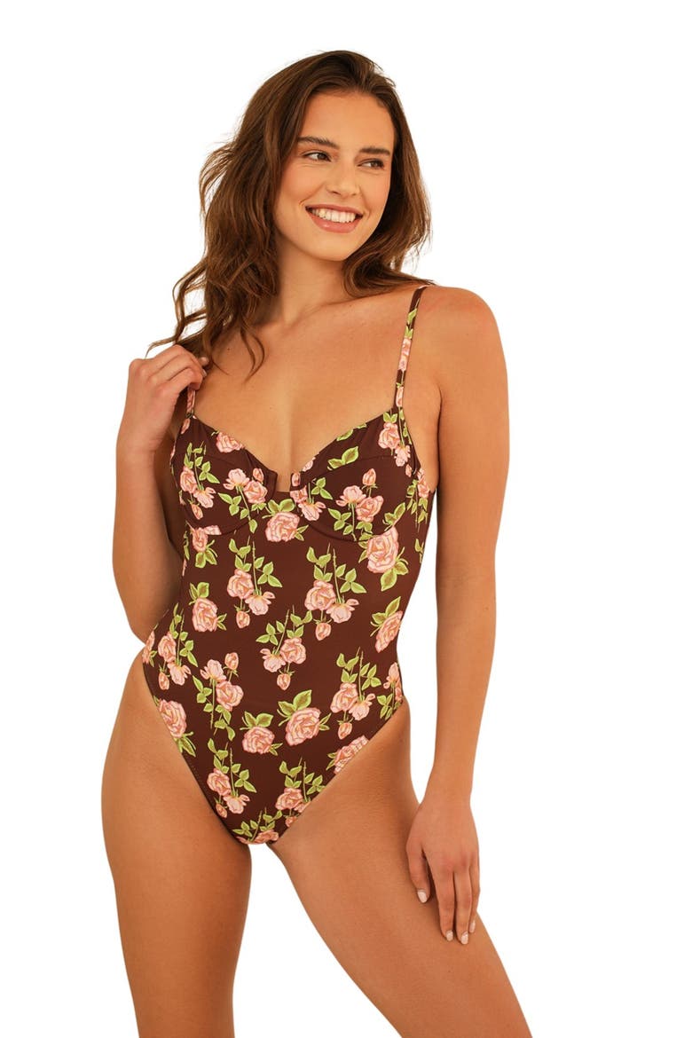 Saltwater One Piece, Alternate, color, Rosebud