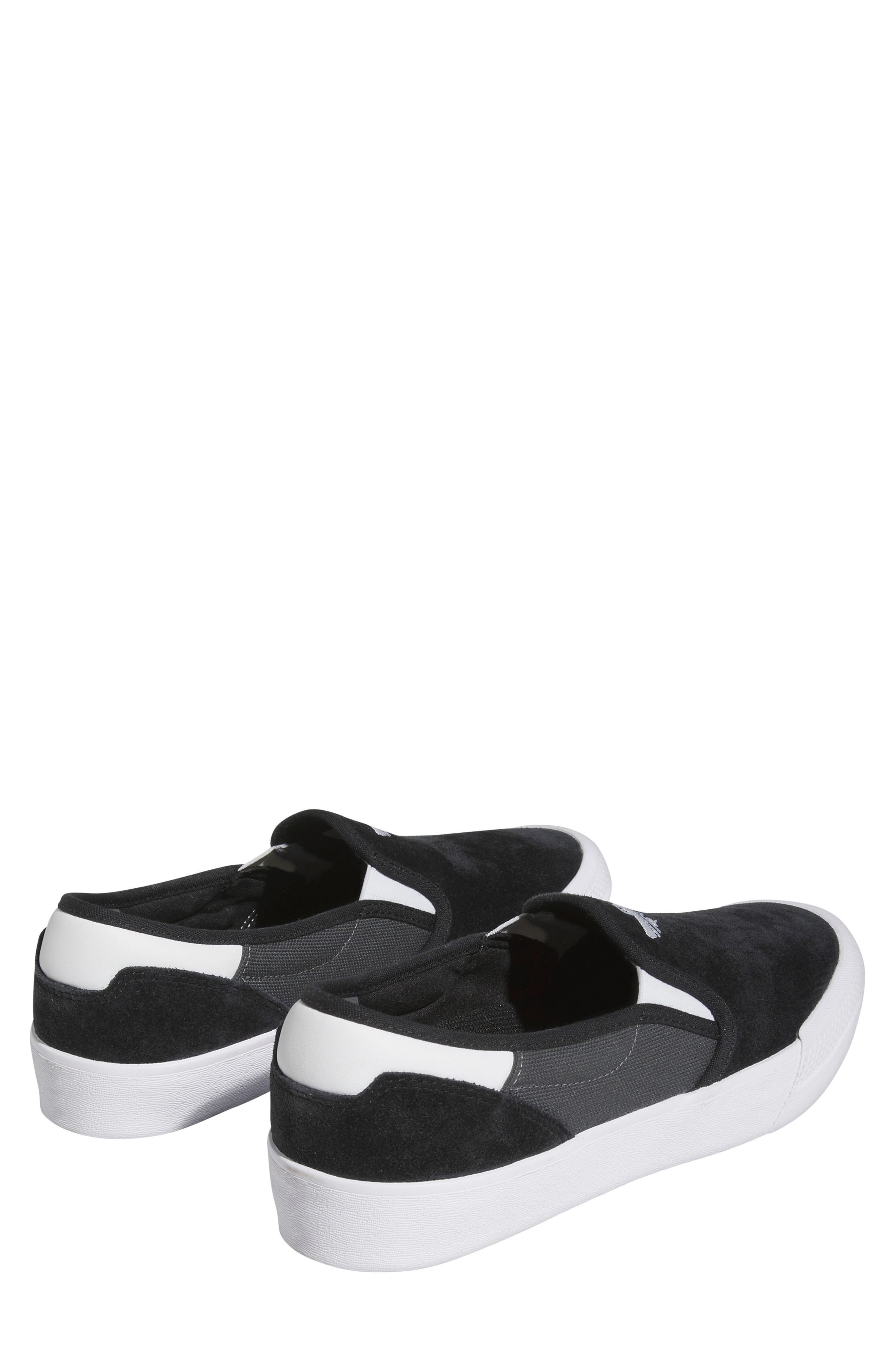 adidas Shmoofoil Slip-On Sneaker, Alternate, color, Black/ Grey/ White