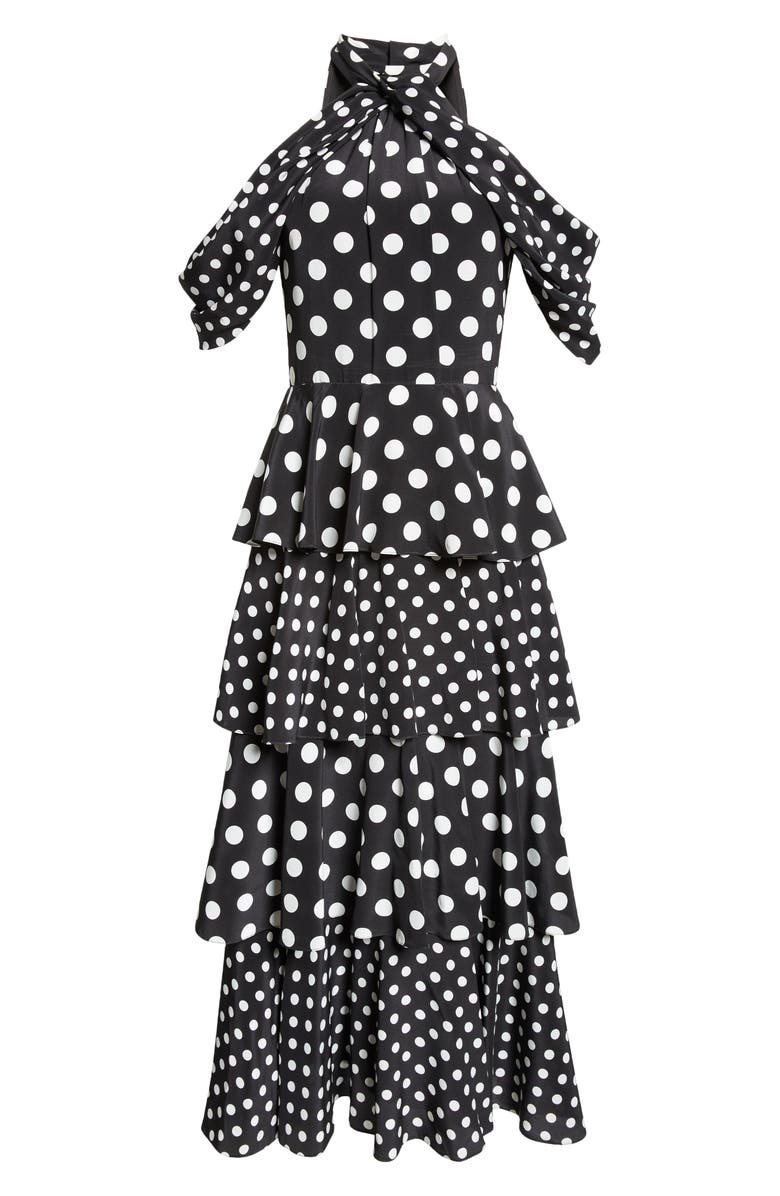 Carolina Herrera HALTER NECK TIERED M, Alternate, color, 