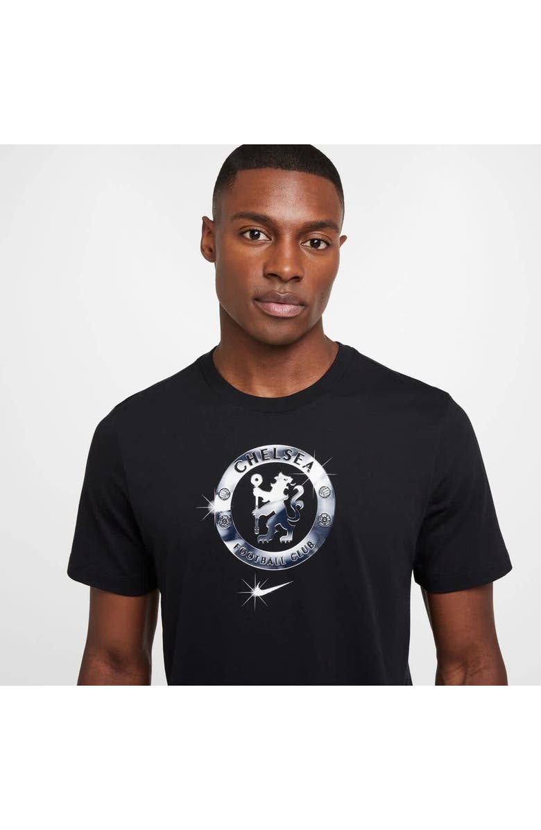 Nike Men's Nike Black Chelsea Crest T-Shirt, Alternate, color, Black