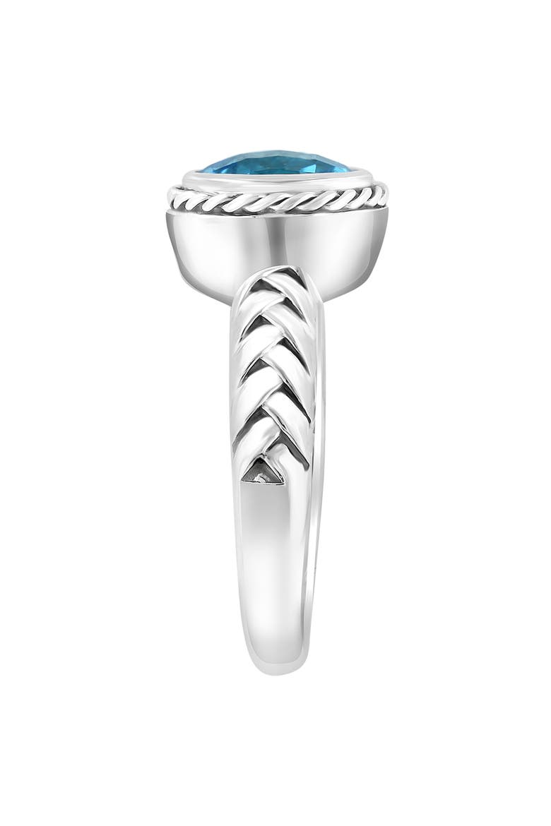 Blue Topaz Ring, Alternate, color, BLUE