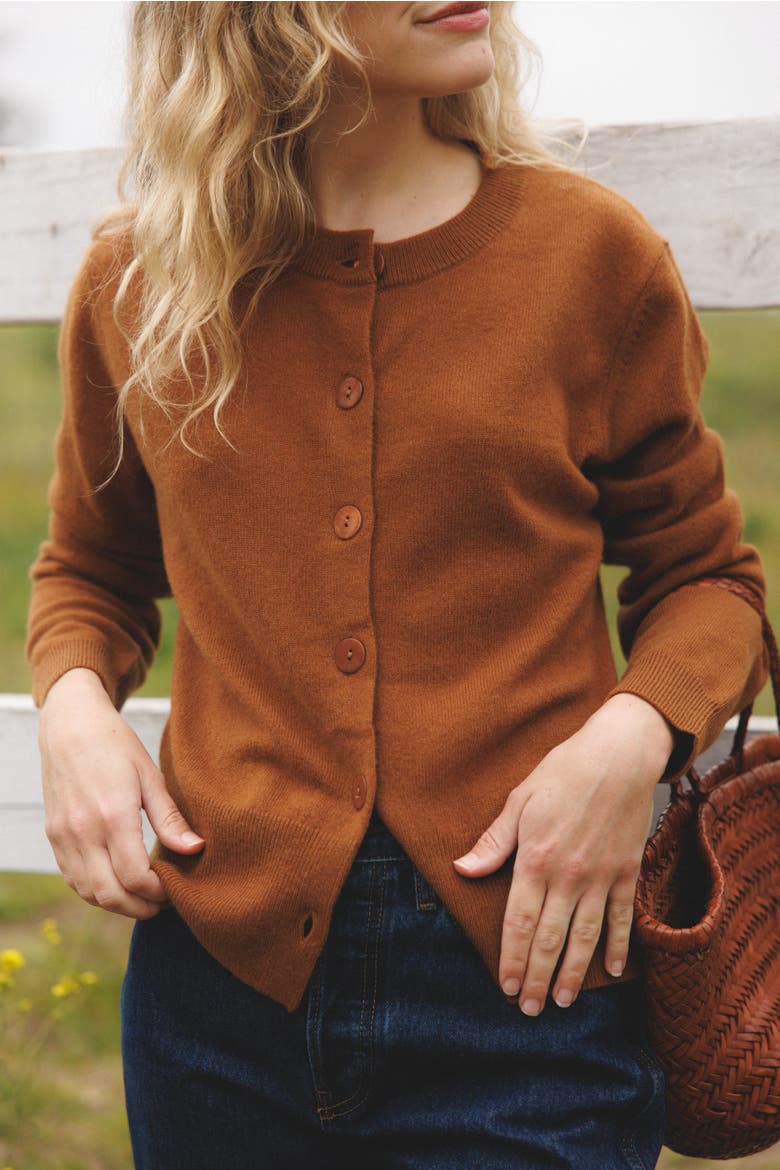 Greta Cardigan, Alternate, color, FAWN