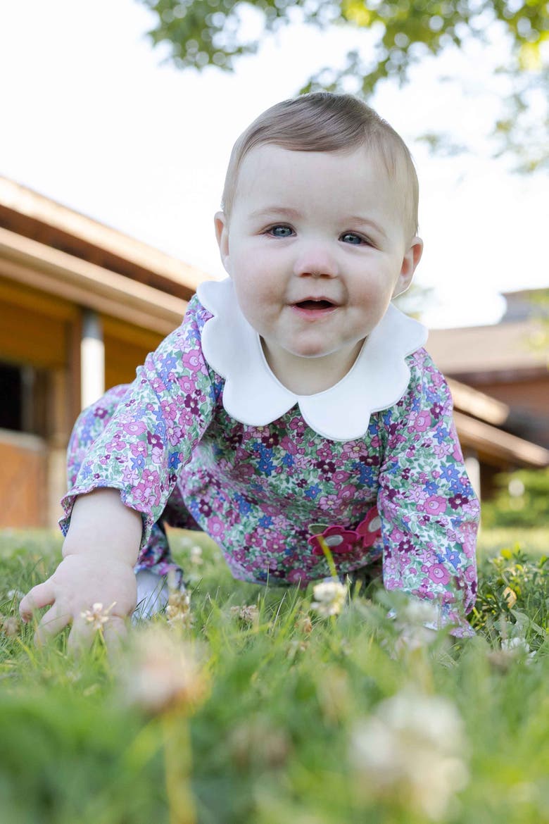 Floral Knit Longall with Flowers, Alternate, color, Ivory, Pink & Multi Floral