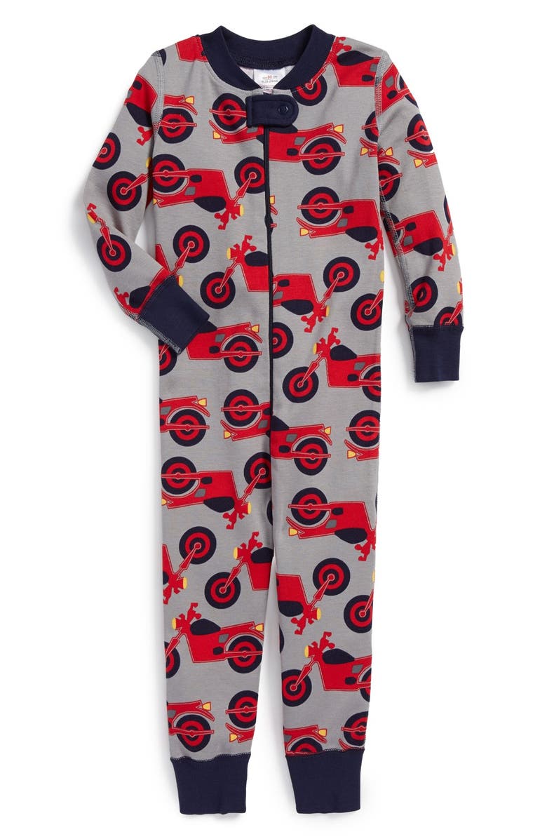 Hanna Andersson Organic Cotton Fitted One-Piece Pajamas, Main, color, 