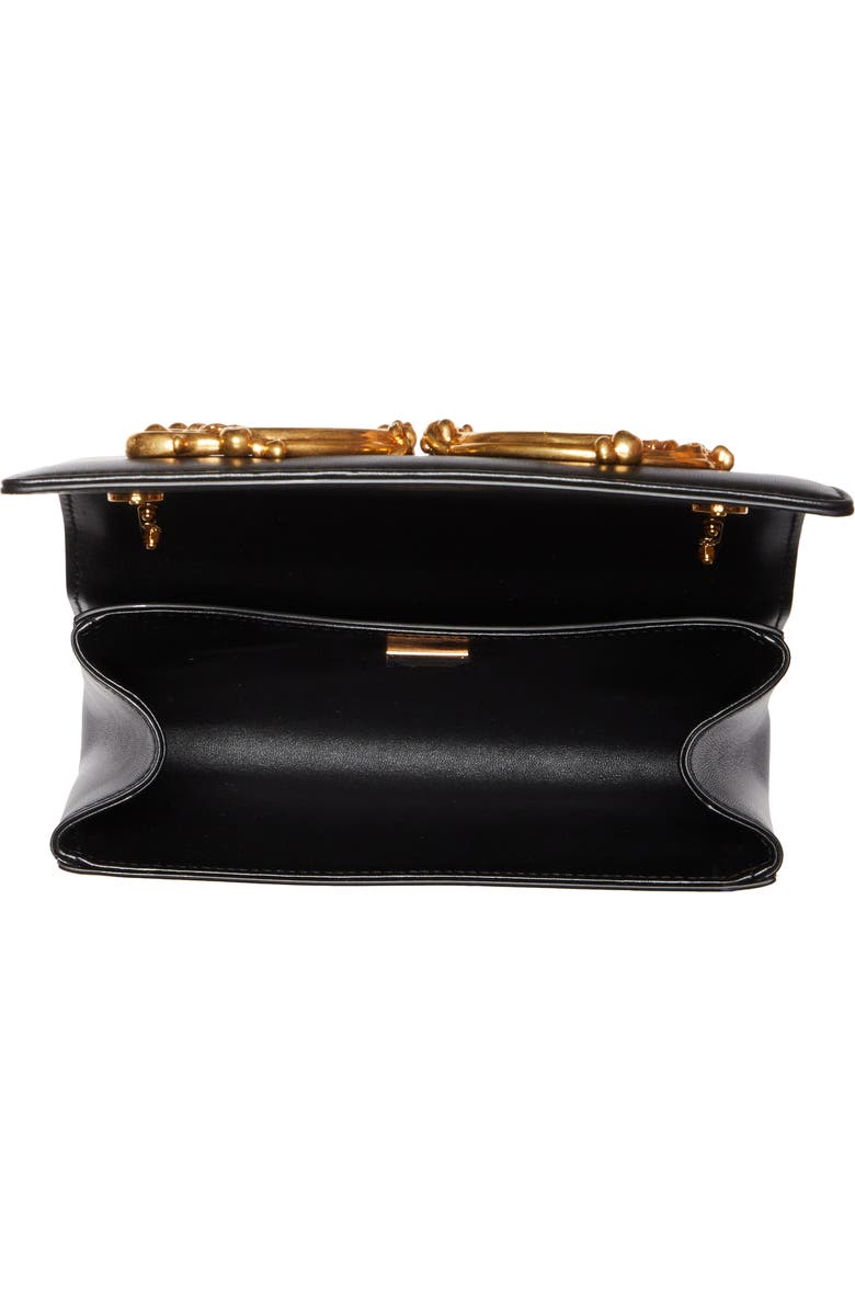 Dolce&Gabbana Logo Leather Crossbody Bag, Alternate, color,