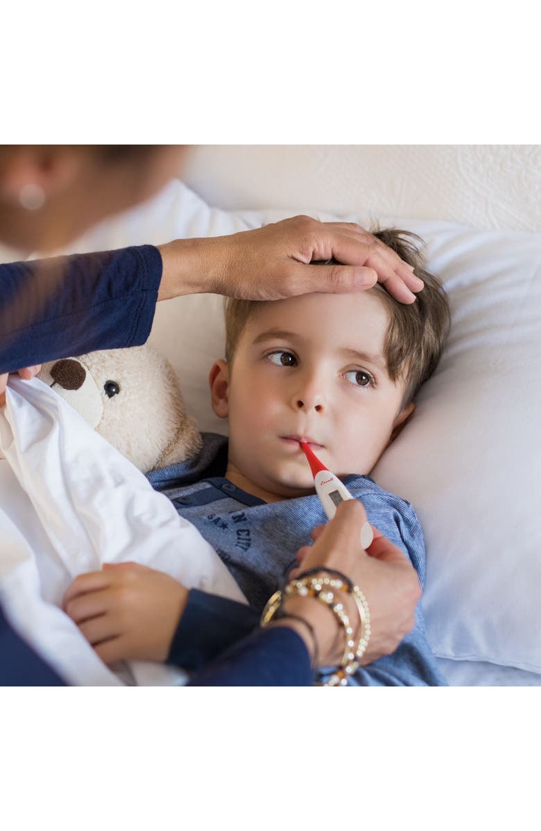 ESCALI Digital Body Thermometer, Alternate, color, White / Red