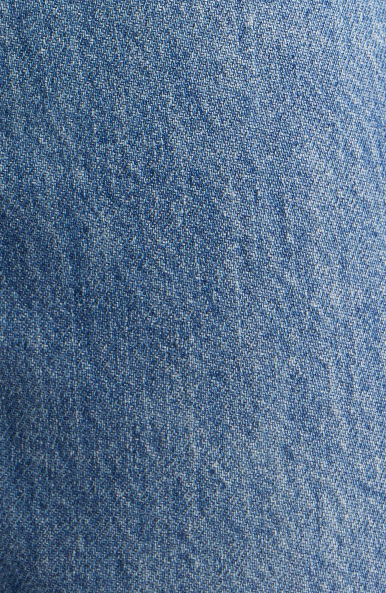 BOSS Orange Ada High Waist Straight Leg Jeans, Alternate, color, Dark Blue