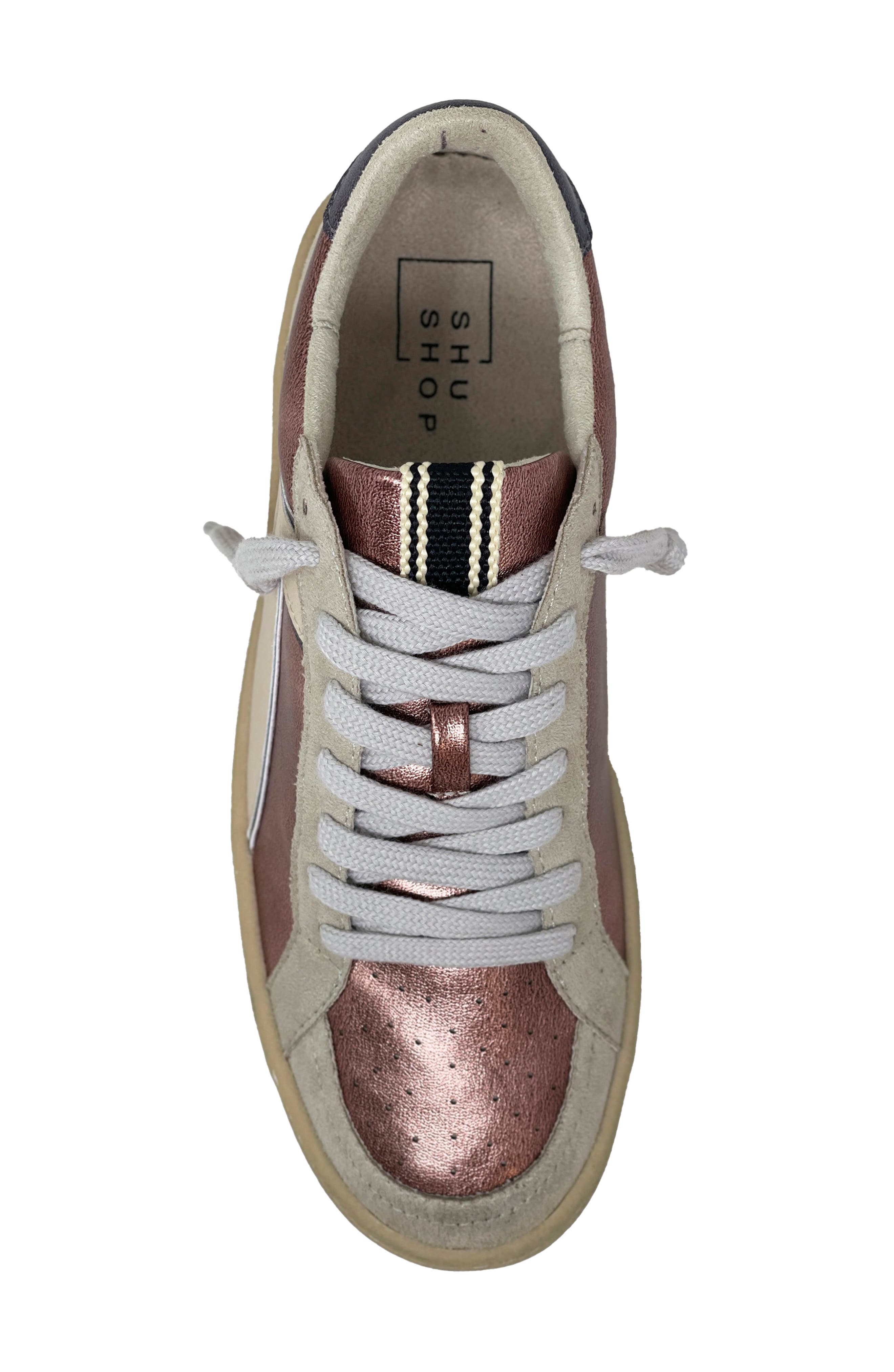 Salma Low Top Sneaker, Alternate, color, ROSE GOLD