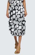LUUKAA Alira Printed Poplin Balloon Skirt