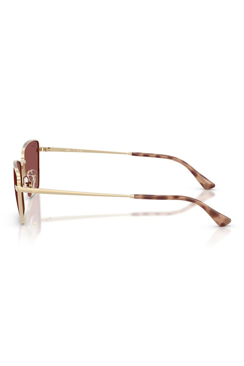 Drea Bio-Based 53mm Polarized Irregular Cat Eye Sunglasses | Nordstrom