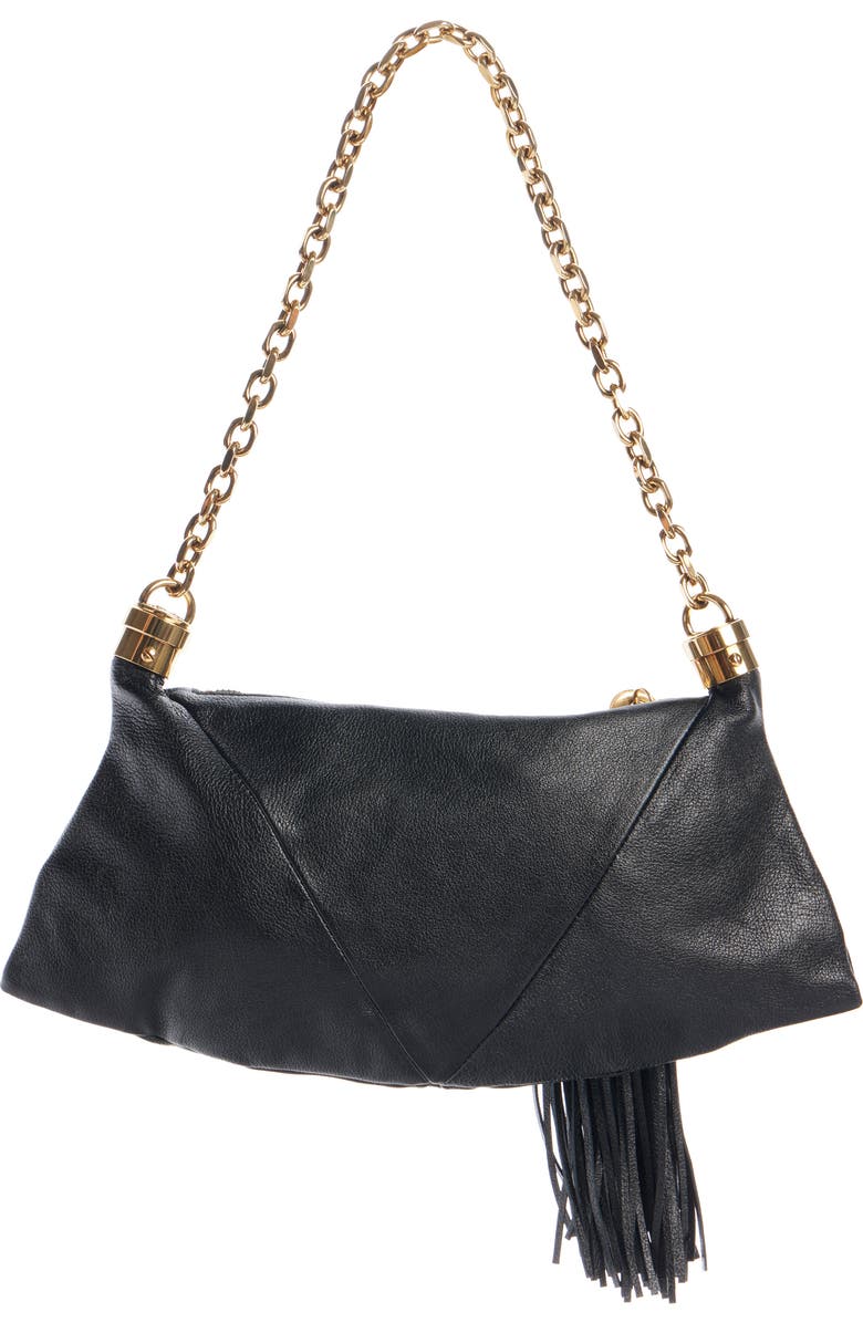 Chloé Small Foulard Shoulder Bag, Alternate, color, Black